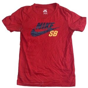 Nike SB Top Youth Boys Medium Red Shirt - Sign of Use